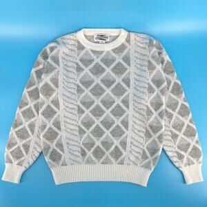 90s Expressions neutral tone sweater 1990s vintage